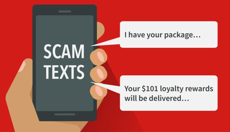 Beware the Click: How to Spot Common Text Message Scams
